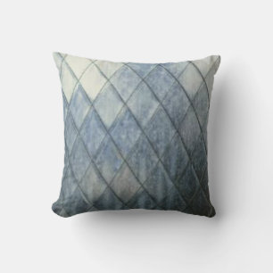 Diamond Faded Denim Design Pillow Kussen