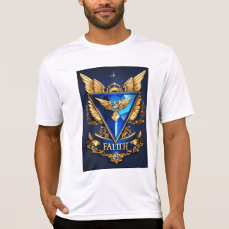Diamond Faith LLC: Elegante vleugels, saffier & go T-shirt