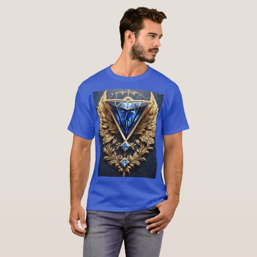"Diamond Fath Design T-shirt – Uniek, vet grafisch (Voorkant volledig)