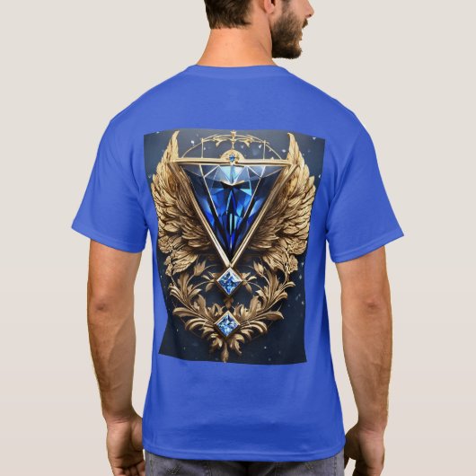 "Diamond Fath Design T-shirt – Uniek, vet grafisch (Achterkant)