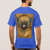 "Diamond Fath Design T-Shirt - Unique, Gras Graphi (Dos)