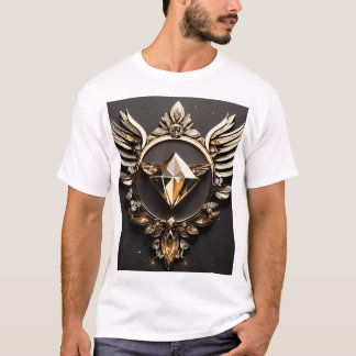 "Diamond Fath Design T-Shirt - Unique, Gras Graphi