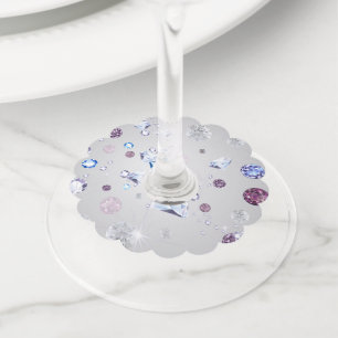 Diamond Galaxy 3 Wijnglaslabel