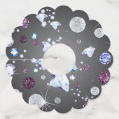 Diamond Galaxy 5 Wijnglaslabel (Voorkant)