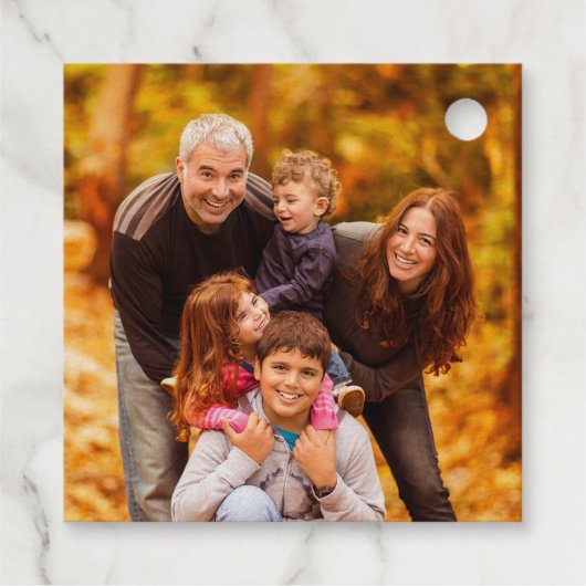 Diamond Gatsby Geometric Photo Real Gold Foil Bedankjes Labels (Achterkant)