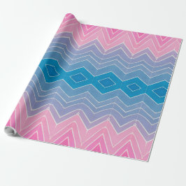 Diamond Gift Wrap Ombre Painted Waterverf Cadeaupapier
