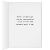 Diamond Girl Shine Merci personnalisé (Intérieur (Droit))