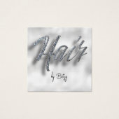 Diamond Glitter Hair Stylist Visitekaartje (Voorkant)