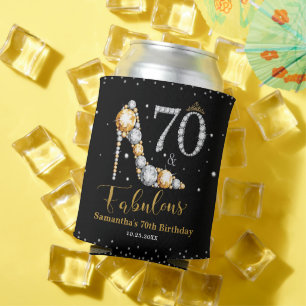 Diamond Glitter Vijftig en fantastische 70e verjaa Blikjeskoeler