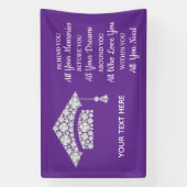 Diamond Graduation  Spandoek (Verticaal)