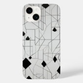 Diamond Grid Line Art Case-Mate iPhone Case (Achterkant)