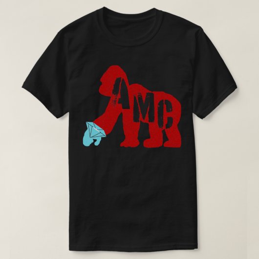 Diamond Hand AMC Ape T-shirt (Design voorkant)