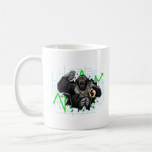Diamond Handed Ape Stock Market Chart Koffiemok
