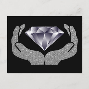 Diamond Hands Briefkaart