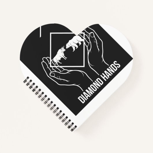 Diamond Hands — Cahier à spirale (Devant)