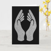 Diamond Hands Kaart (Gele Bloem)