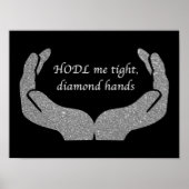 Diamond Hands Poster (Voorkant)