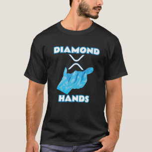 Diamond Hands Ripple XRP Crypto Cryptocurrency T-shirt