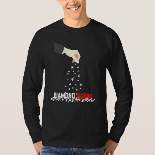 Diamond Hands Sprinkle in Wall Street T-shirt (Voorkant)