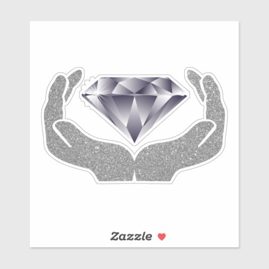 Diamond Hands Sticker (Vel)