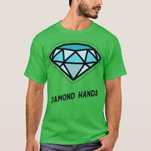 Diamond Hands stock Market to the moon 17 T-shirt