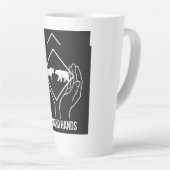 Diamond Hands — Tasse à Latte (Angle droit)