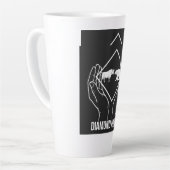 Diamond Hands — Tasse à Latte (Angle gauche)