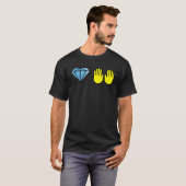 Diamond Hands To The Moon Stonks T-shirt (Voorkant volledig)