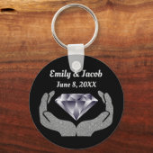 Diamond Hands Wedding Sleutelhanger (Voorkant)