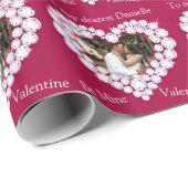 Diamond hart is mijn valentijn fotograaf cadeaupapier (Rol Hoek)