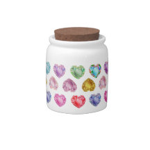 Diamond Hart Waterverf Patroon Schattige Pastel Gi