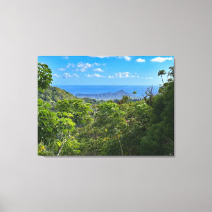 Diamond Head Canvas Afdruk