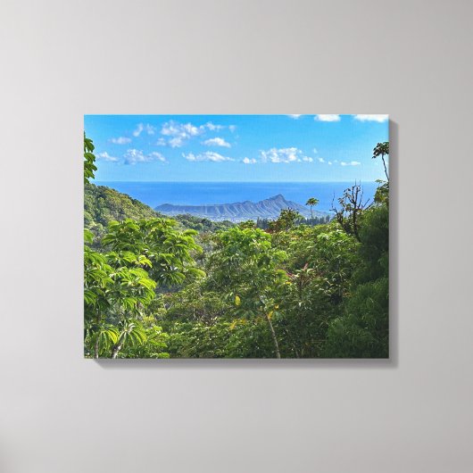 Diamond Head Canvas Afdruk (Voorkant)