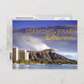 Diamond Head, Honolulu, Hawaii Briefkaart (Voorkant / Achterkant)