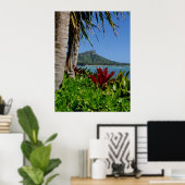 Diamond Head, Honolulu, Hawaii Poster (Thuiskantoor)