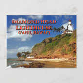 Diamond Head Lighthouse, O'ahu, Carte postale Hawa (Devant)