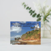Diamond Head Lighthouse, O'ahu, Carte postale Hawa (Debout devant)