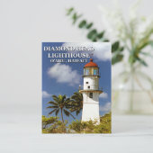 Diamond Head Lighthouse, O'ahu, Carte postale Hawa (Debout devant)