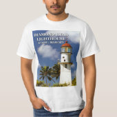 Diamond Head Lighthouse, O'ahu, Hawaï T-shirt (Voorkant)