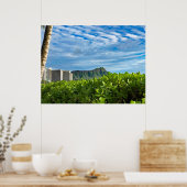 Diamond Head Sky Poster (Keuken)