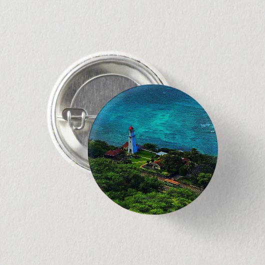 Diamond Head Vuurtoren #1 Button (Voorkant /achterkant)