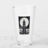 Diamond Head Vuurtoren Hawaï Maan Glas (Voorkant)