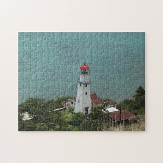 Diamond Head-vuurtoren in Hawaii Legpuzzel (Horizontaal)