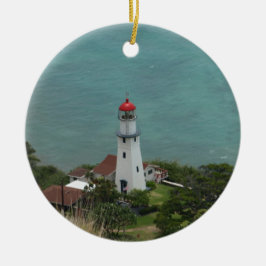 Diamond Head-vuurtoren Keramisch Ornament