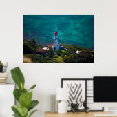 Diamond Head-vuurtoren Poster (Thuiskantoor)