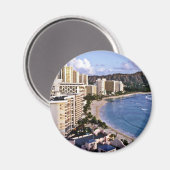 Diamond Head - Waikiki Beach, Oahu Magneet (Voorkant / Achterkant)