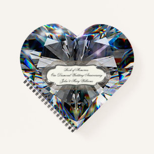 Diamond Heart 60e Mariage Anniversaire Carnet