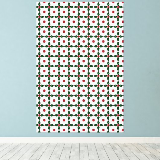 Diamond Heart Canvas Afdruk (Insitu (Houten vloer))