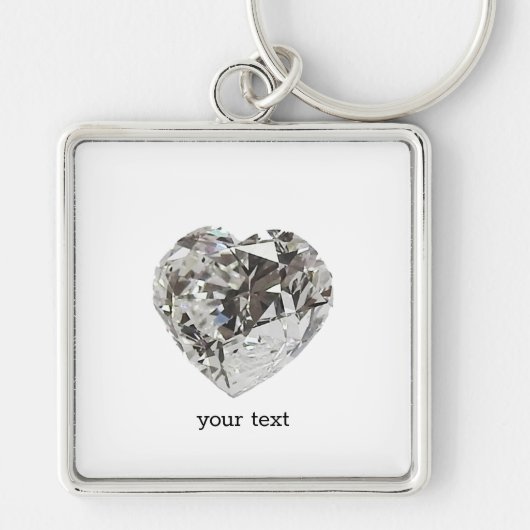 Diamond Heart Sleutelhanger (Voorkant)