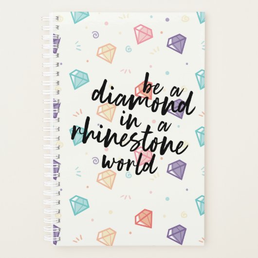 Diamond in een Rhinestone-wereld Planner (Voorkant)